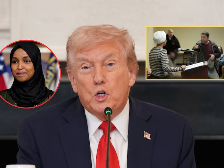 Trump pone en duda el ataque contra Ilhan Omar y sugiere que ella misma lo planeó