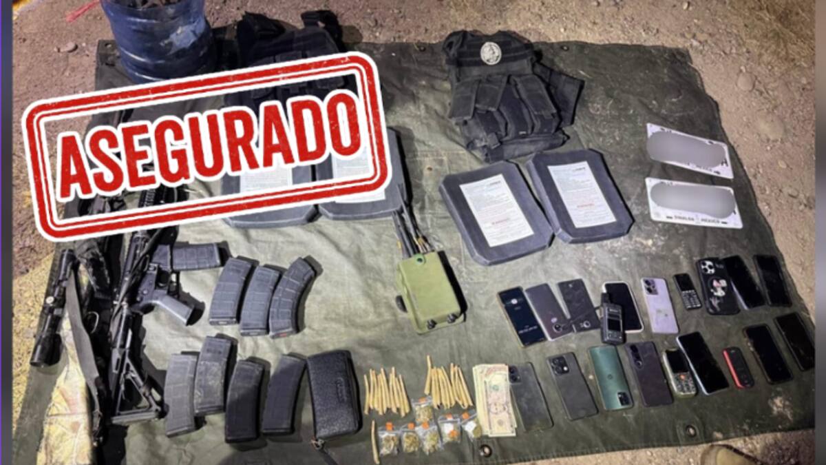 Operativo en Culiacán: liberan a 20 personas que habian sido privadas de la libertad y hallan armas, droga y vehículo robado