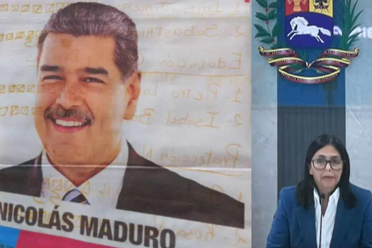 “Nosotros estamos listos para defender Venezuela y nuestros recursos”: Delcy Rodriguez