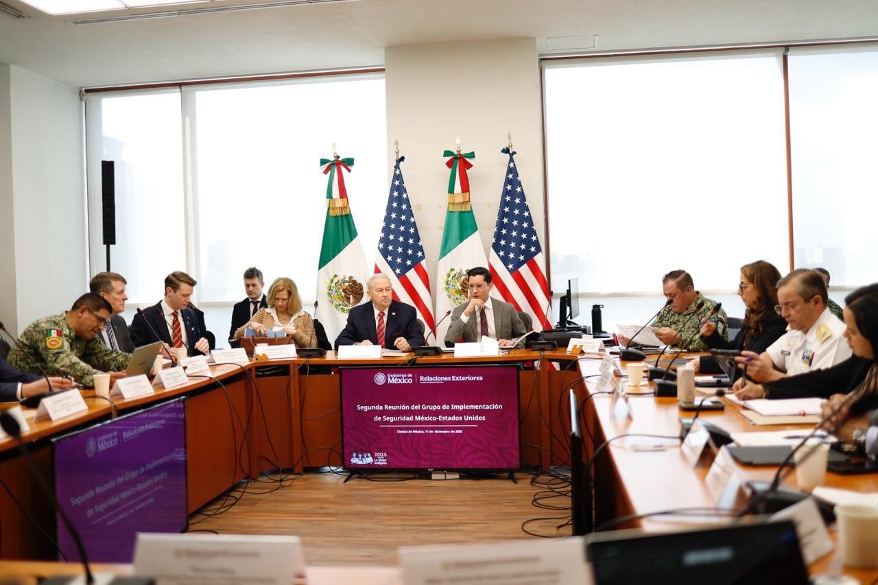 México y EEUU evalúan cooperación en seguridad fronteriza. | Crédito: X @SRE_mx