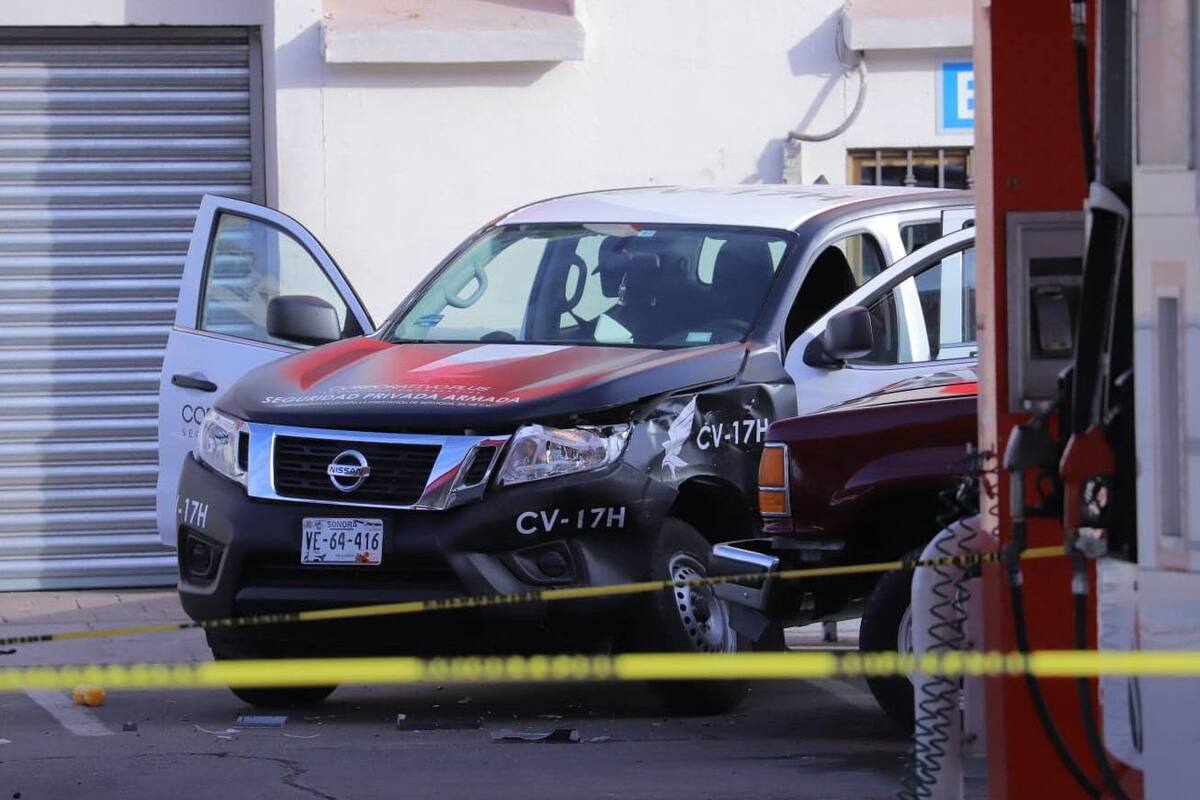 Asaltantes matan a guardia de seguridad y huyen con efectivo, confirma policía de Hermosillo