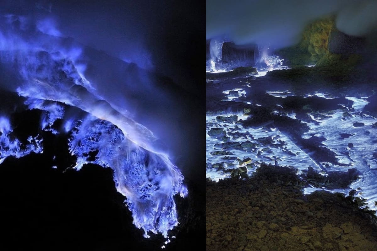 Este es Erta Ale, el asombroso volcán de lava azul en Etiopía