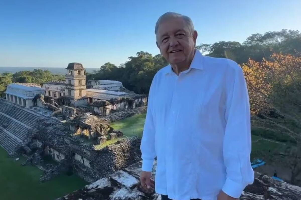 AMLO publica sus deseos para 2024 desde Palenque; confiesa cómo amaneció en Año Nuevo