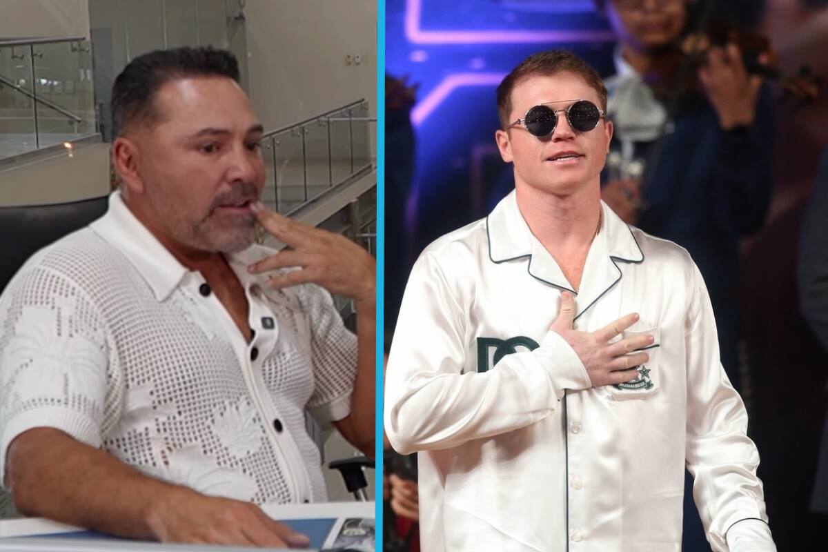 “Estoy dispuesto a hacer las pases”: Óscar de la Hoya sobre su relación con Canelo Álvarez