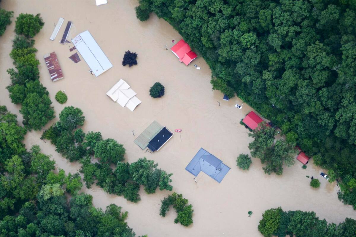 Al menos 26 muertos por lluvias torrenciales en Kentucky