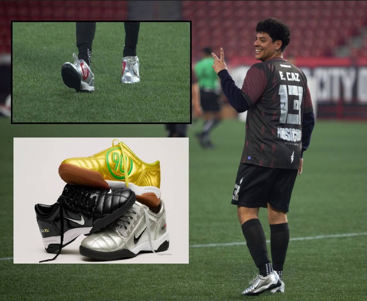 Los Nike total 90 son los taquetes de fútbol de Nike que utilizaron grandes figuras como Ronaldinho, Wayne Rooney. Foto: Cortesía