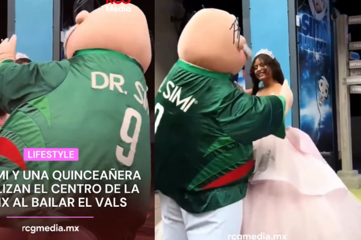 Dr. Simi se vuelve viral por bailar con una quinceañera en vía pública mientras vestía la playera de la Selección