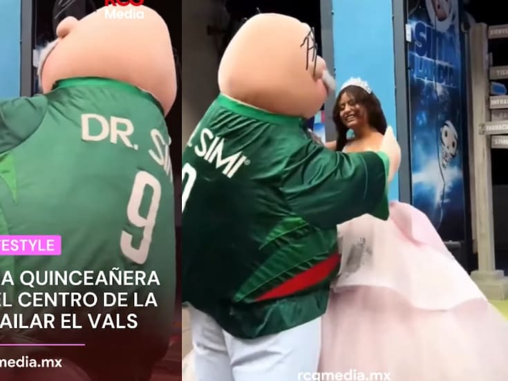 Dr. Simi se vuelve viral por bailar con una quinceañera en vía pública mientras vestía la playera de la Selección