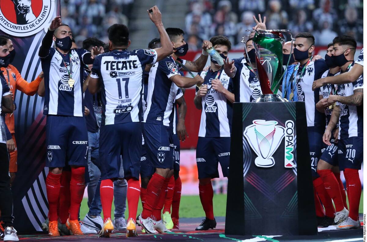 Rayados del Monterrey campeón de la Copa MX 2020. Foto: Archivo GH