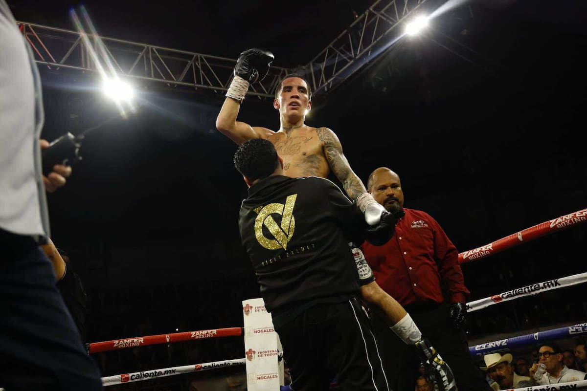 DERROTA ÓSCAR VALDEZ A RICKY MEDINA POR DECISIÓN EN NOGALES
FOTO Crédito: NortePhoto