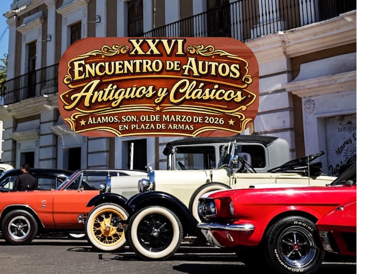 Álamos celebra el XXVI Encuentro de Autos Antiguos y Clásicos con 208 autos