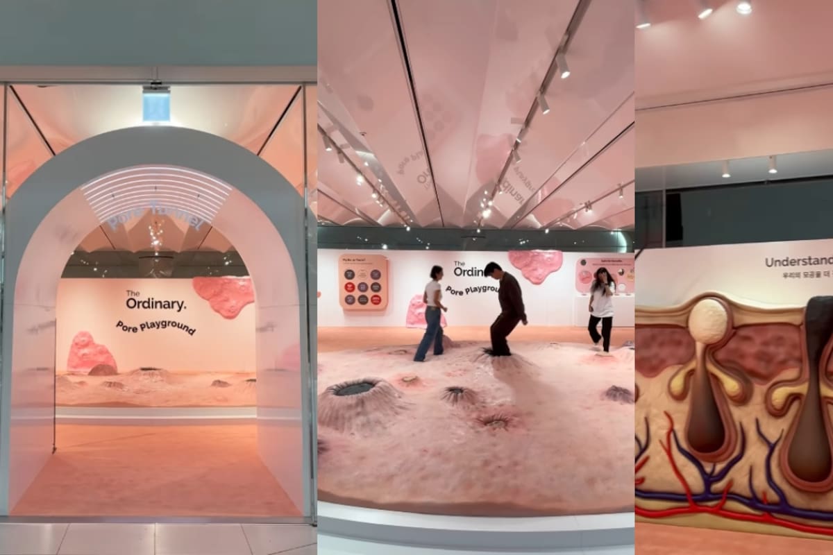 The Ordinary hace polémica exposición sobre poros y cutis, la llaman “El patio de juegos de los poros”