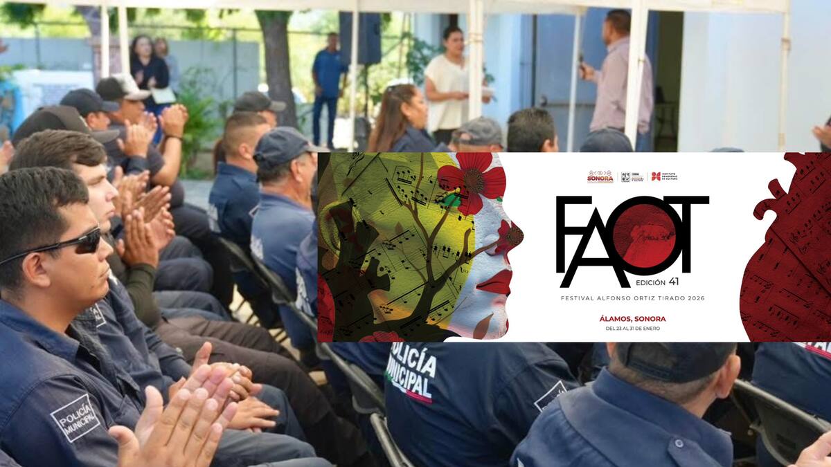 Ayuntamiento de Álamos implementa operativo especial de seguridad para FAOT edición 41