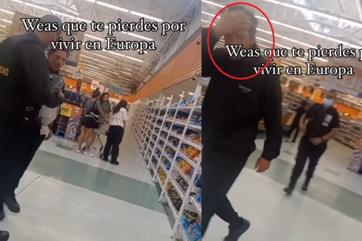 Detienen a hombre por robo en supermercado y lo golpean con lo que intentaba llevarse
