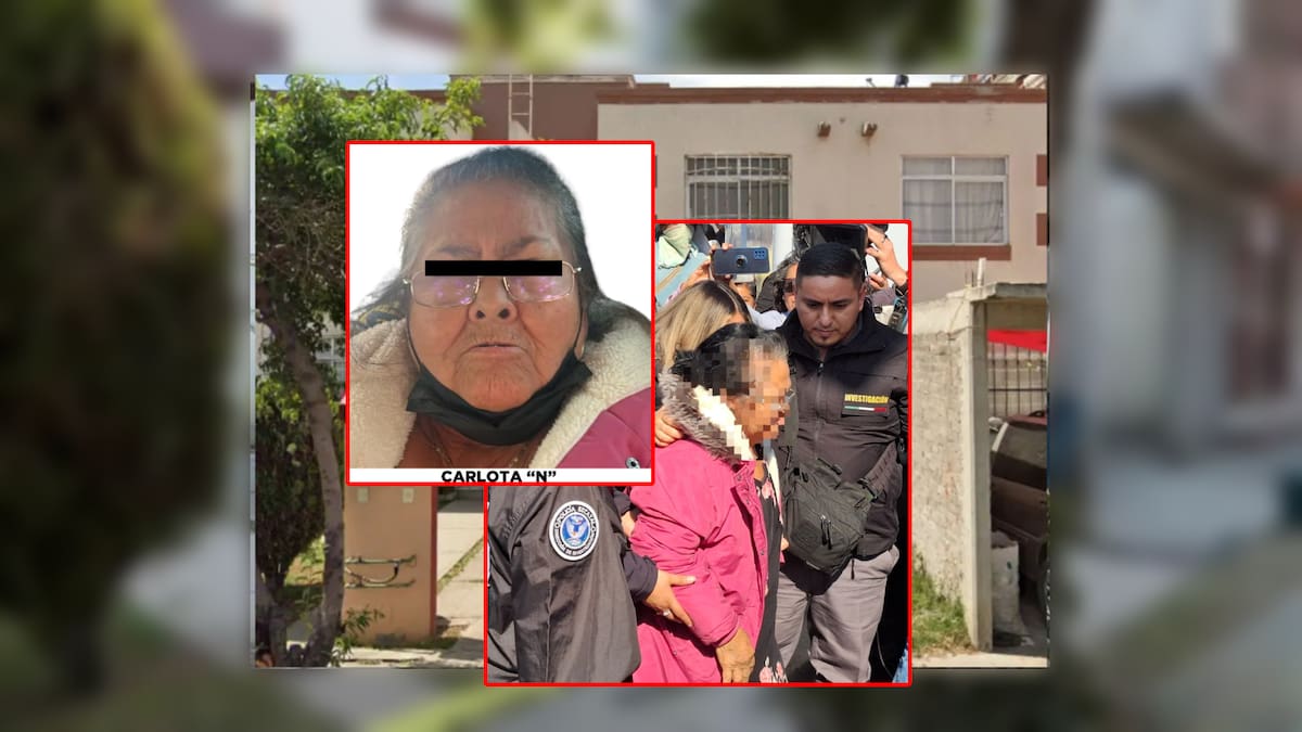 El abogado de Carlota "N" solicita que la mujer de 74 años sigua su proceso desde casa bajo la figura de prisión domiciliaria. | @C4Jiménez y FGJE Estado de México