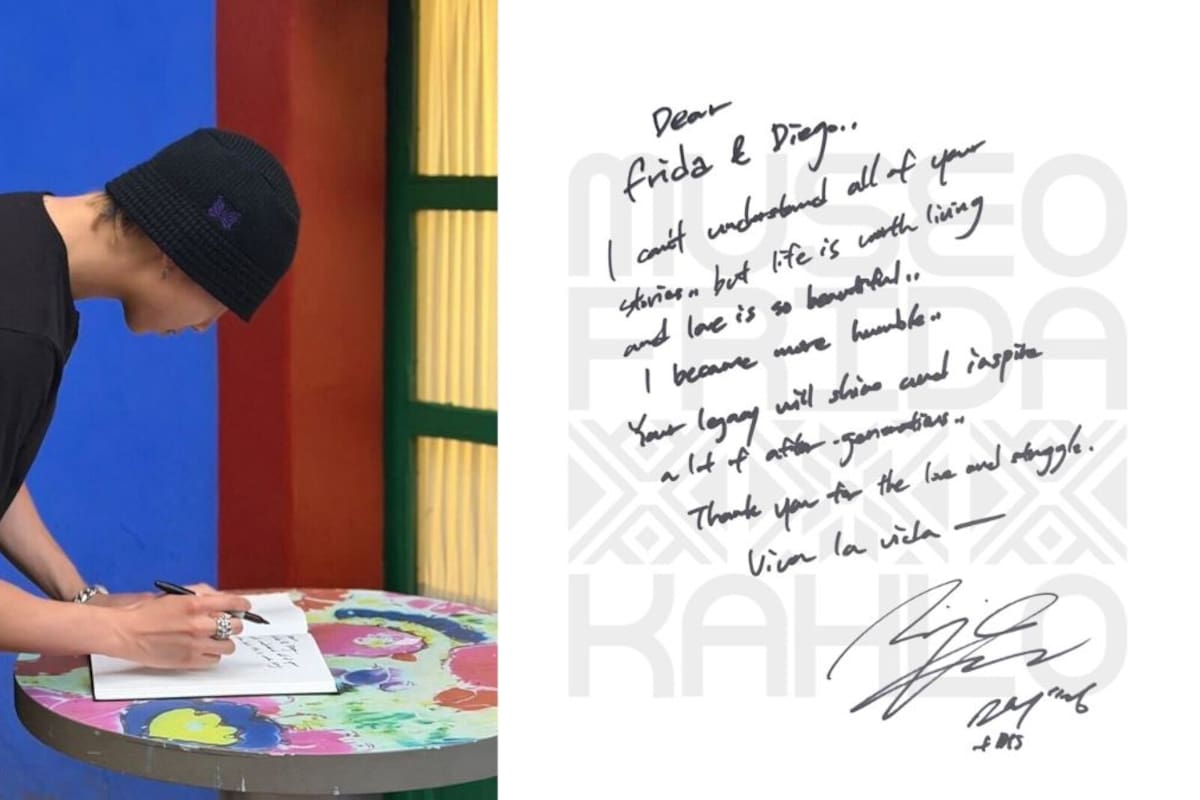 RM visitó la Casa Azul de Frida Kahlo y dejó emotivo mensaje