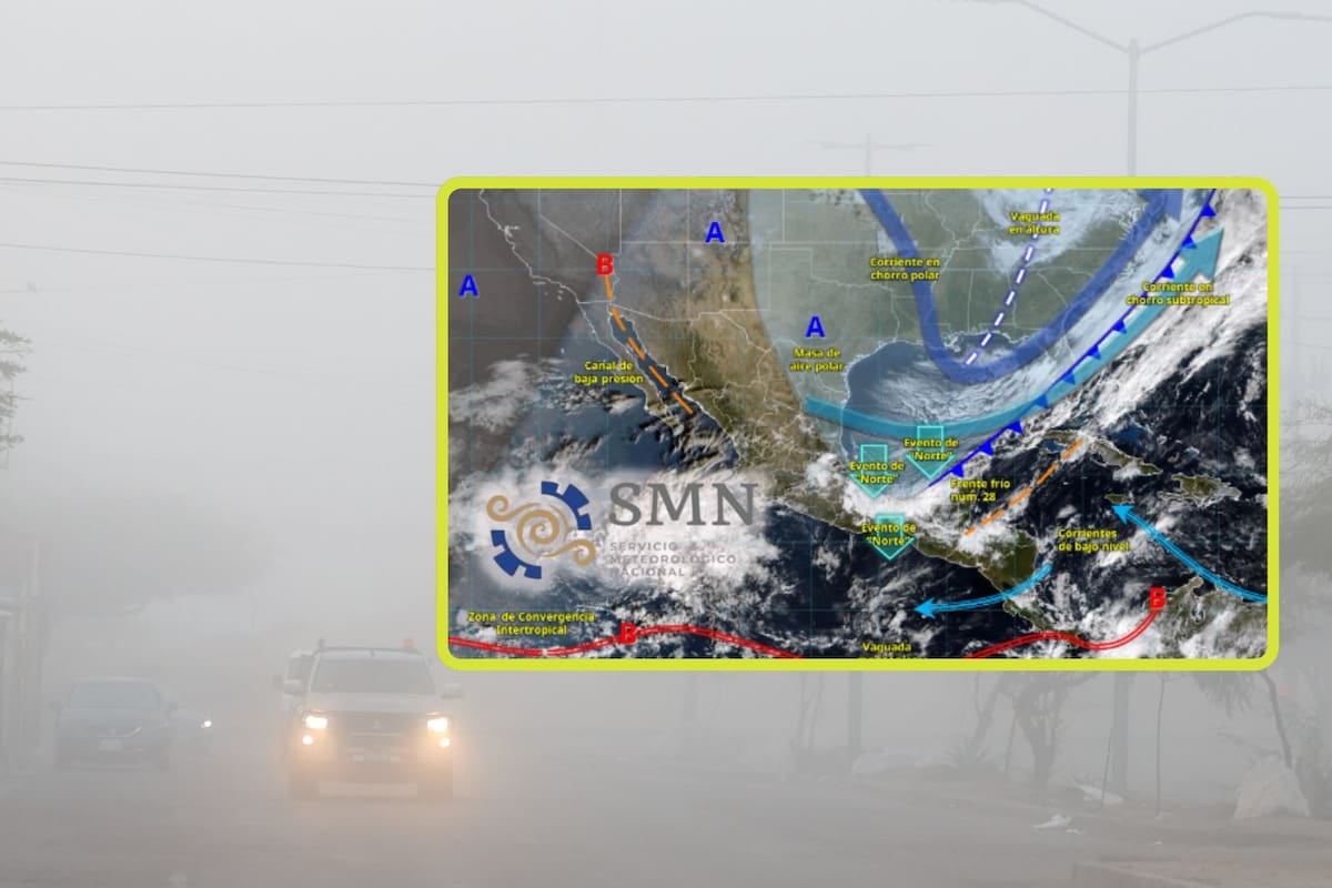 Frente frío 29 y su masa de aire polar “congelarán” estas ciudades mañana sábado y domingo con lluvias intensas, vientos de 100 km/h, caída de nieve y heladas de hasta -10 °C