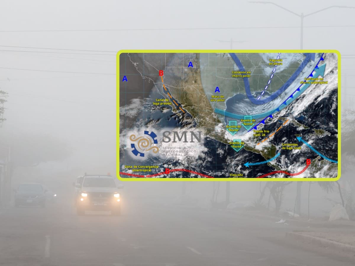 Frente frío 29 y masa de aire polar “sacudirán” estas partes sábado y domingo con lluvias intensas, vientos de hasta 100 km/h, nieve y heladas de -10 °C. | Crédito: SMN/Teodoro Borbón (GH)