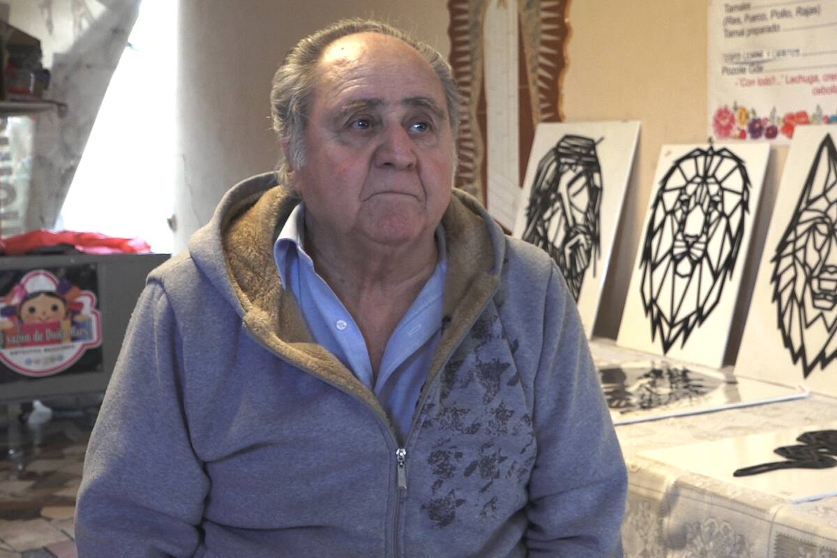 Don Miguel , a sus 75 años crea su negocio