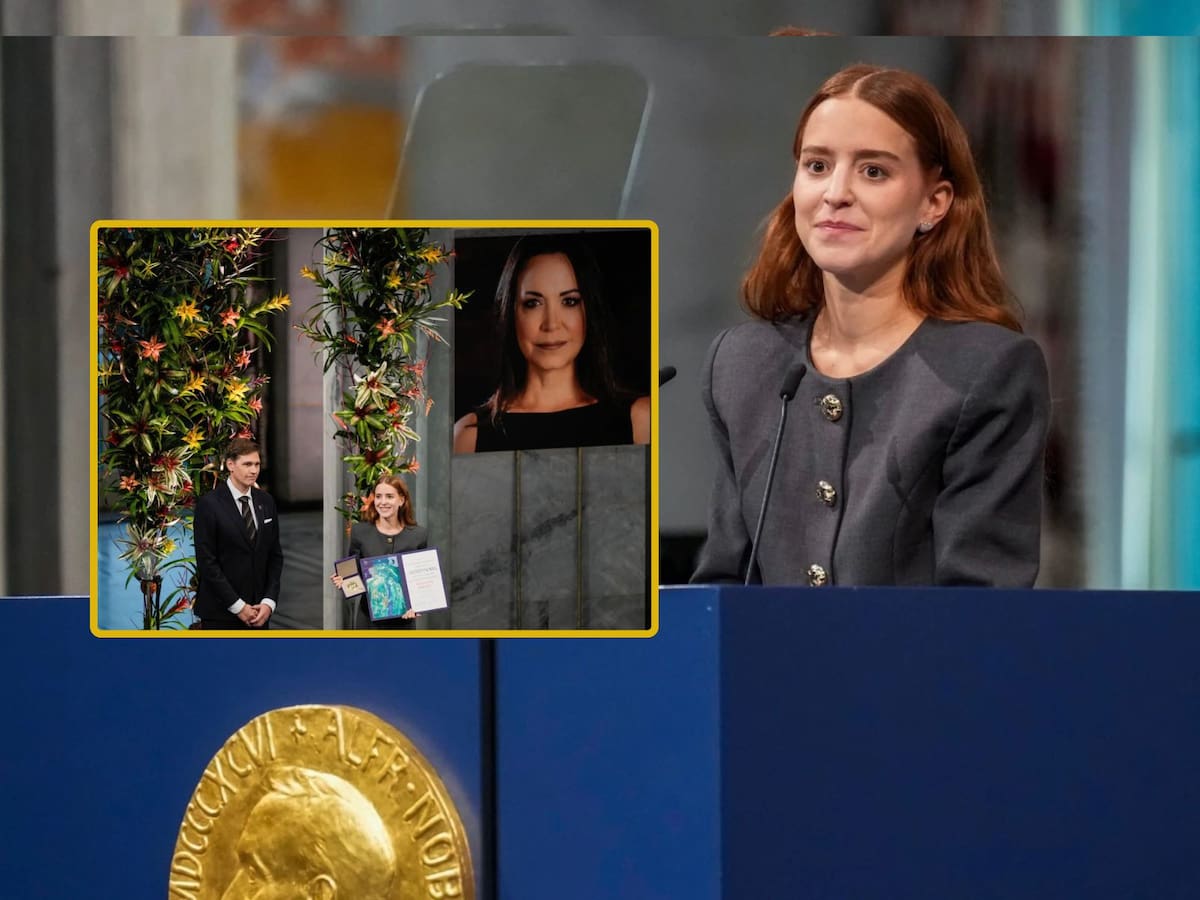 El Instituto Nobel confirmó que María Corina Machado se encuentra a salvo y ya está en Oslo, pero no alcanzó la ceremonia debido a un viaje realizado bajo riesgo extremo. | Crédito: AP