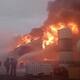 Incendio en planta de aceites moviliza a cuerpos de emergencia en Apodaca, Nuevo León