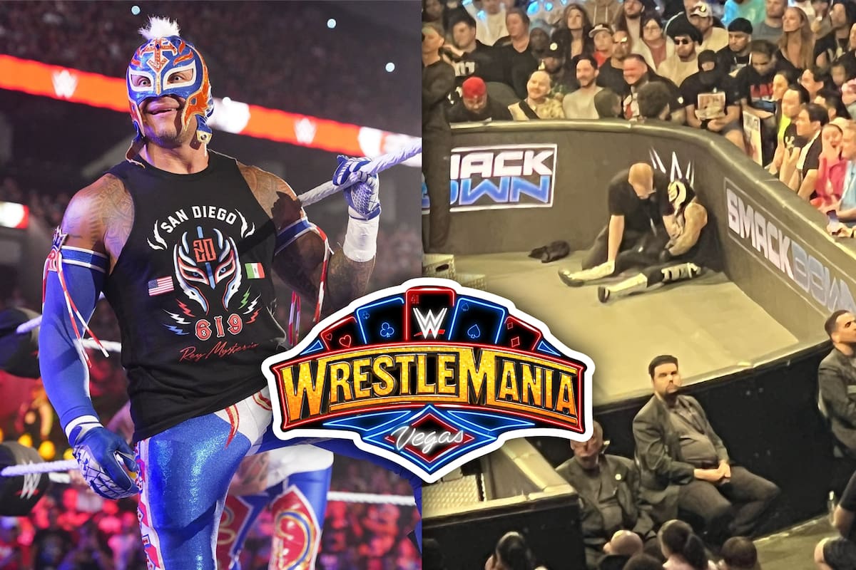 Rey Mysterio se lesiona tras SmackDown y podría perderse WrestleMania