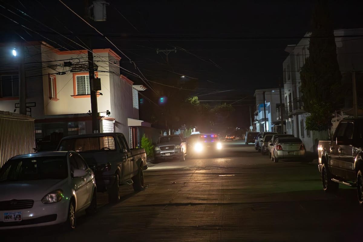 La agresión ocurrió durante la madrugada; la víctima recibió un disparo en el pecho y fue trasladada a un hospital. Foto: Border Zoom