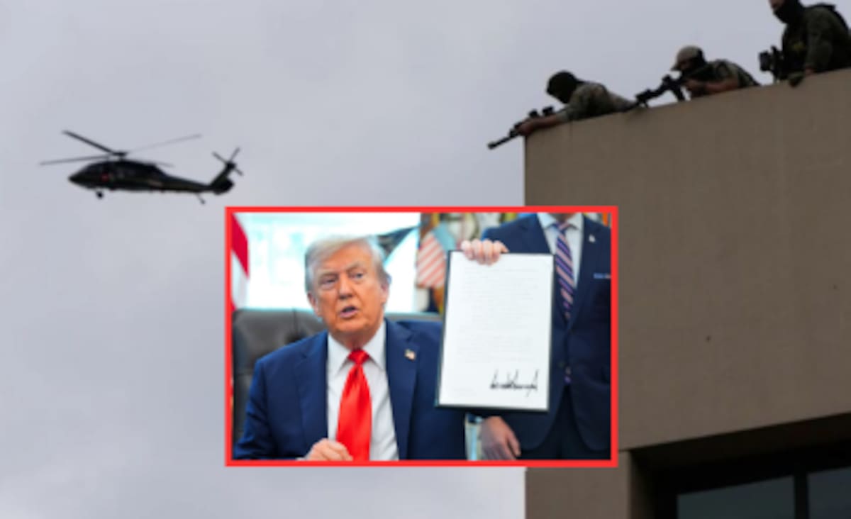 El presidente Trump ordenó incluso el despliegue de la Guardia Nacional en Washington D. C. y Chicago, a la que calificó como “zona de guerra”.