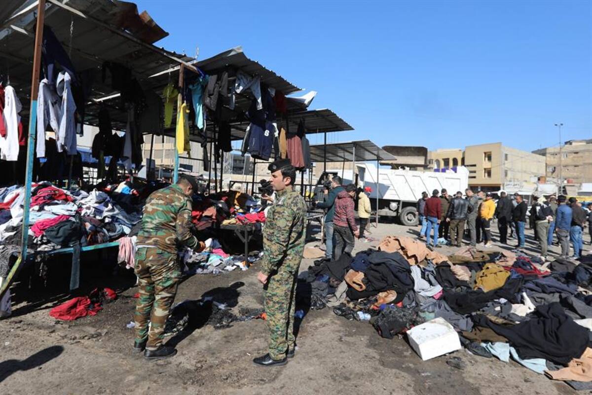 Suben a 32 los muertos en el doble ataque suicida en el centro de Bagdad