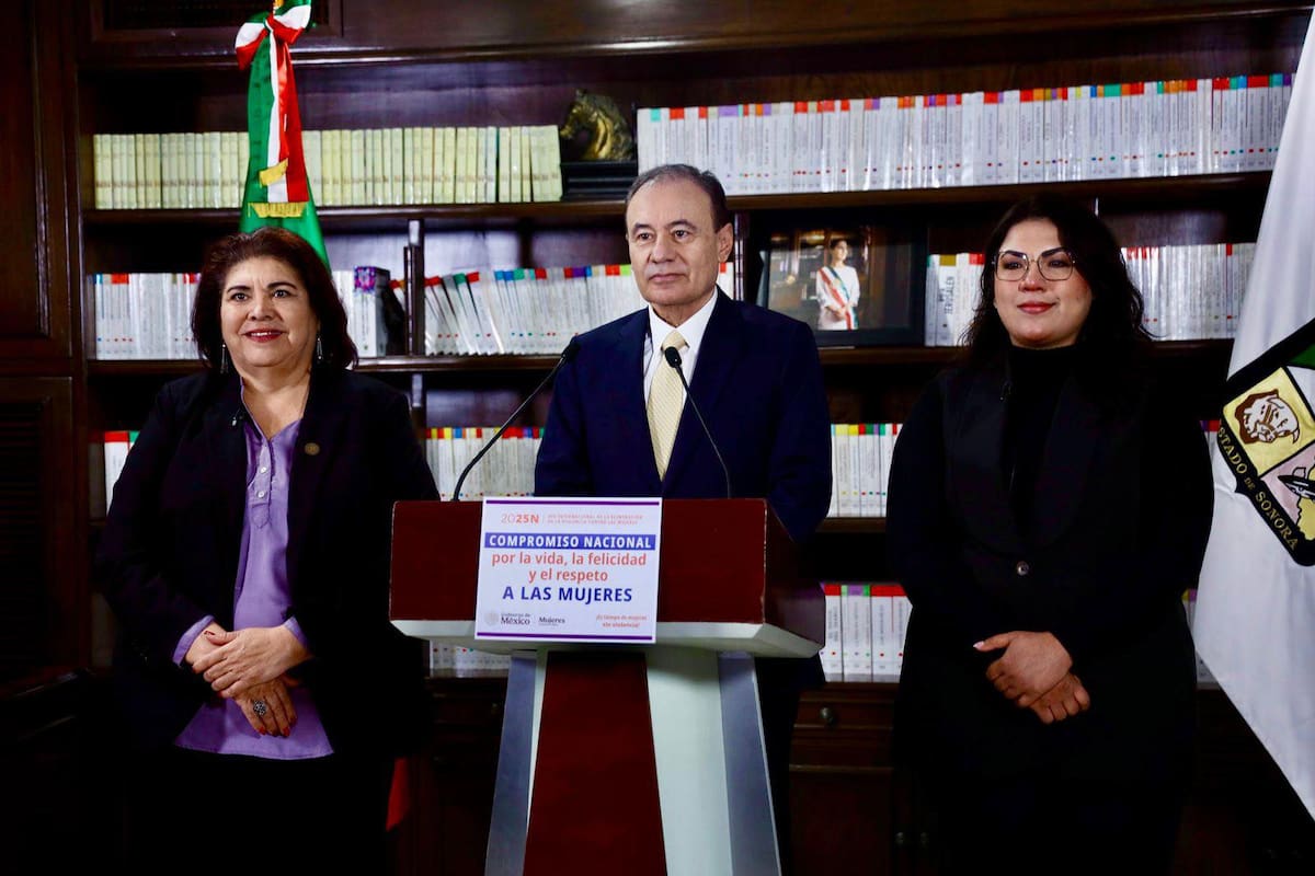 Sonora se suma al combate de la violencia contra las mujeres con plan integral de Sheinbaum: gobernador Durazo