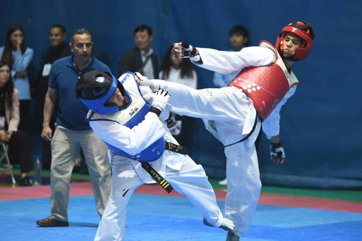 Bajacalifornianos se foguean en el Nacional de Taekwondo