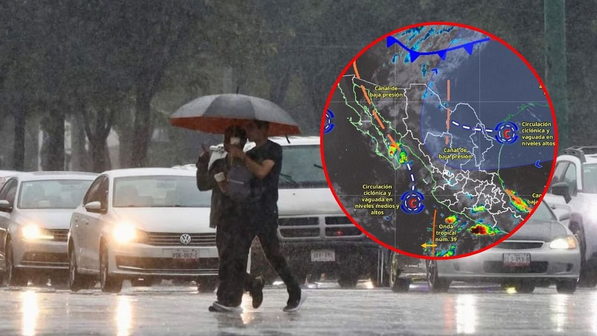 Monzón mexicano mantiene lluvias muy fuertes en Sonora, Sinaloa y otros estados este 15 de septiembre; habrá temperaturas de hasta 45 °C y fuertes vientos