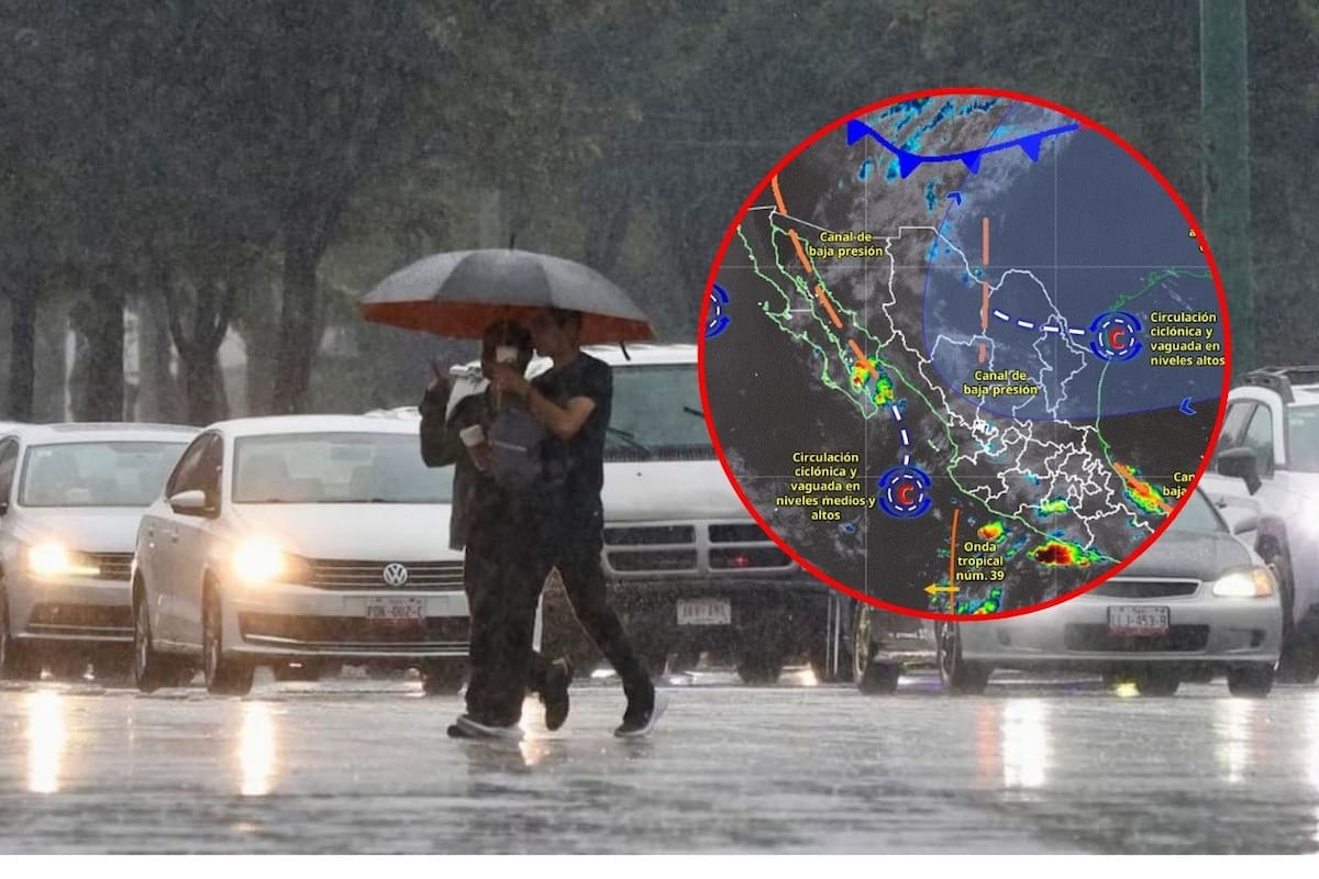Monzón mexicano mantiene lluvias muy fuertes en Sonora, Sinaloa y otros estados este 15 de septiembre; habrá temperaturas de hasta 45 °C y fuertes vientos
