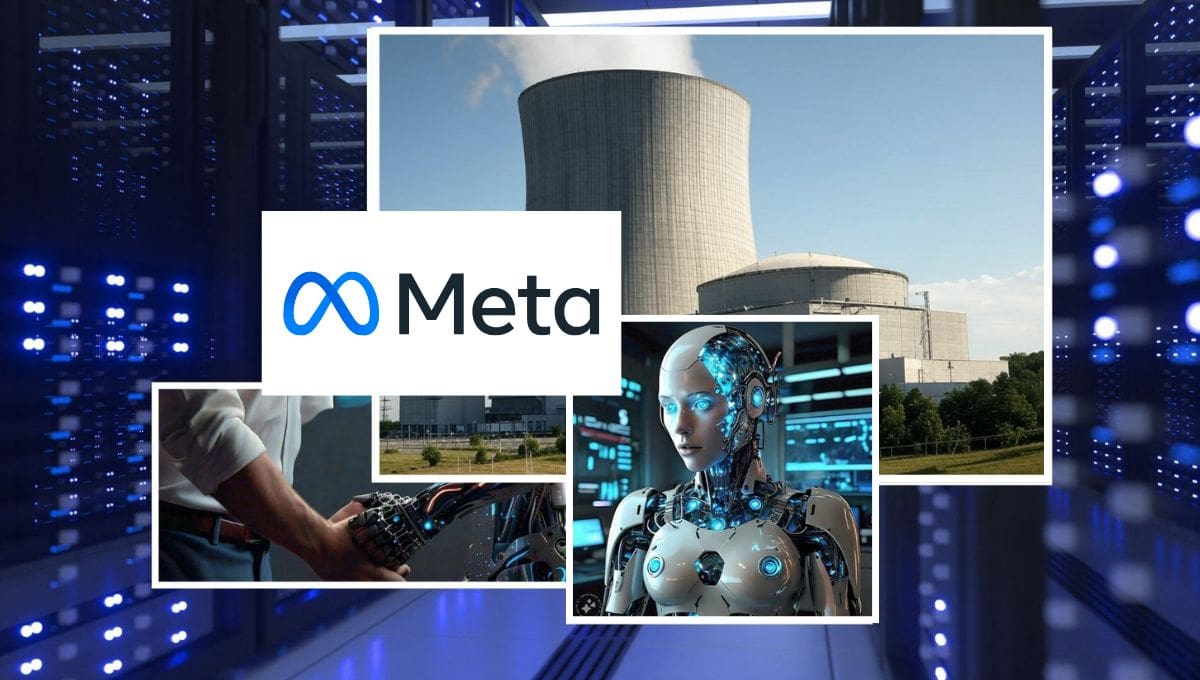 Meta firmó un acuerdo de 20 años con Constellation Energy para adquirir energía nuclear del reactor Clinton en Illinois.