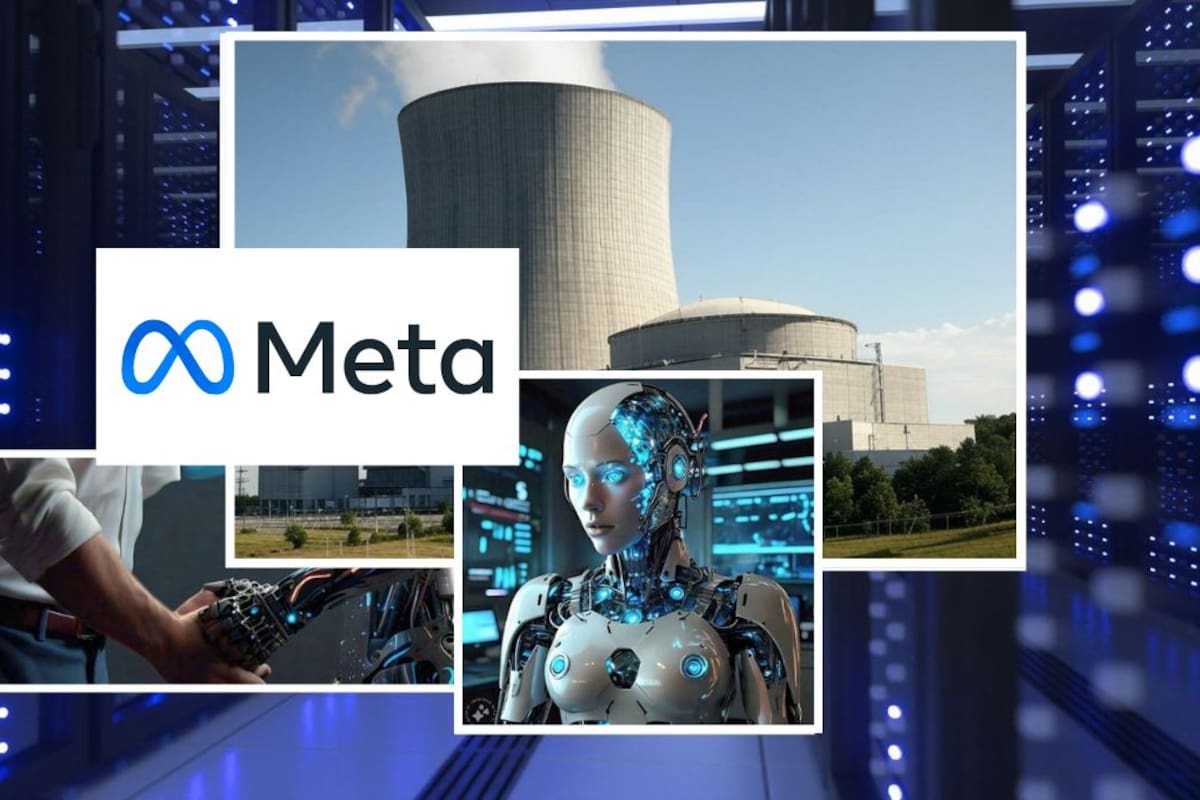 Meta firma acuerdo por 20 años para adquirir energía nuclear y avanzar en el desarrollo de inteligencia artificial