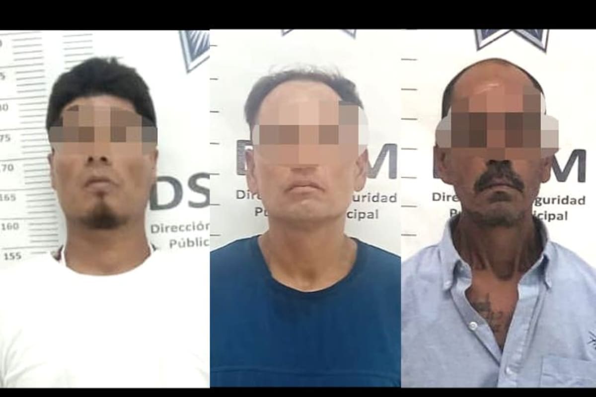 Tres buscados por violencia familiar terminan detenidos