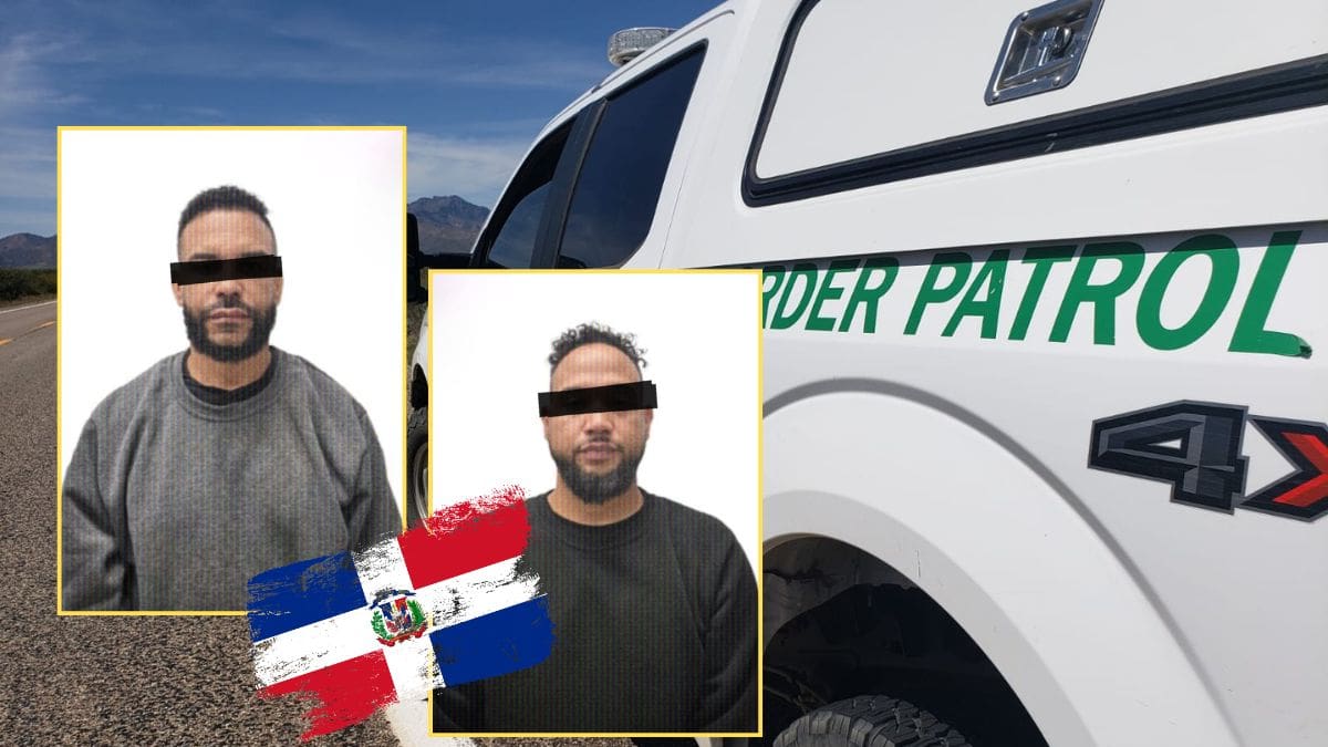 Capturan en Arizona a mexicano y dominicano con antecedentes por narcotráfico y presuntos vínculos con el CJNG tras cruzar ilegalmente desde San Luis Río Colorado