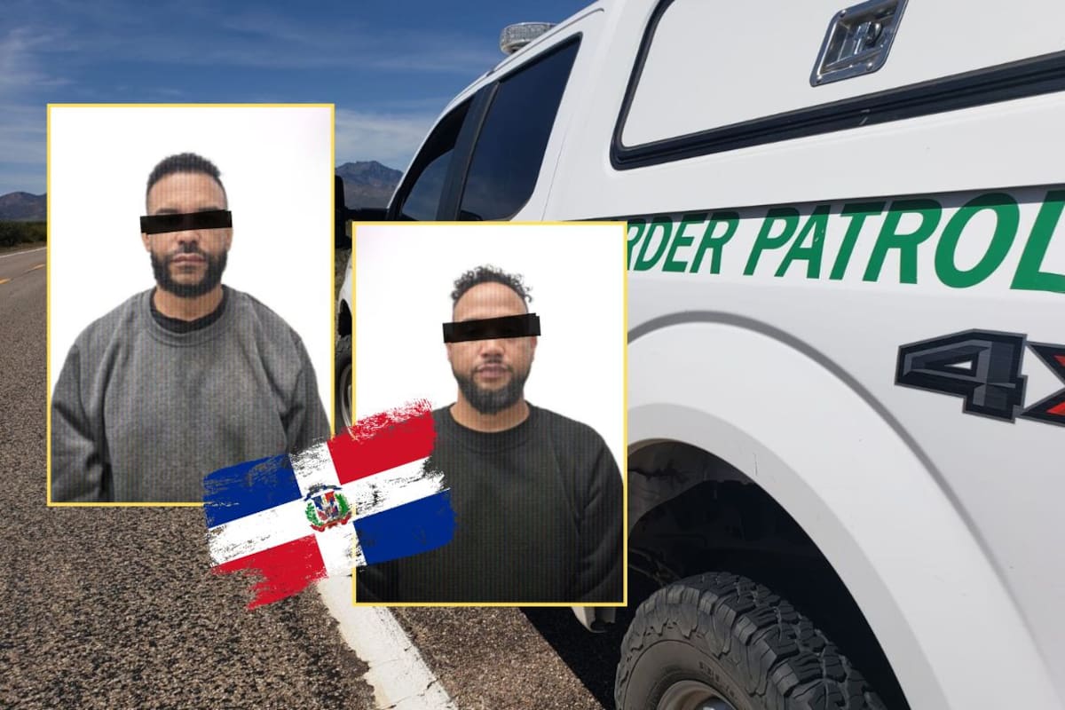 Capturan en Arizona a mexicano y dominicano con antecedentes por narcotráfico y presuntos vínculos con el CJNG tras cruzar ilegalmente desde San Luis Río Colorado