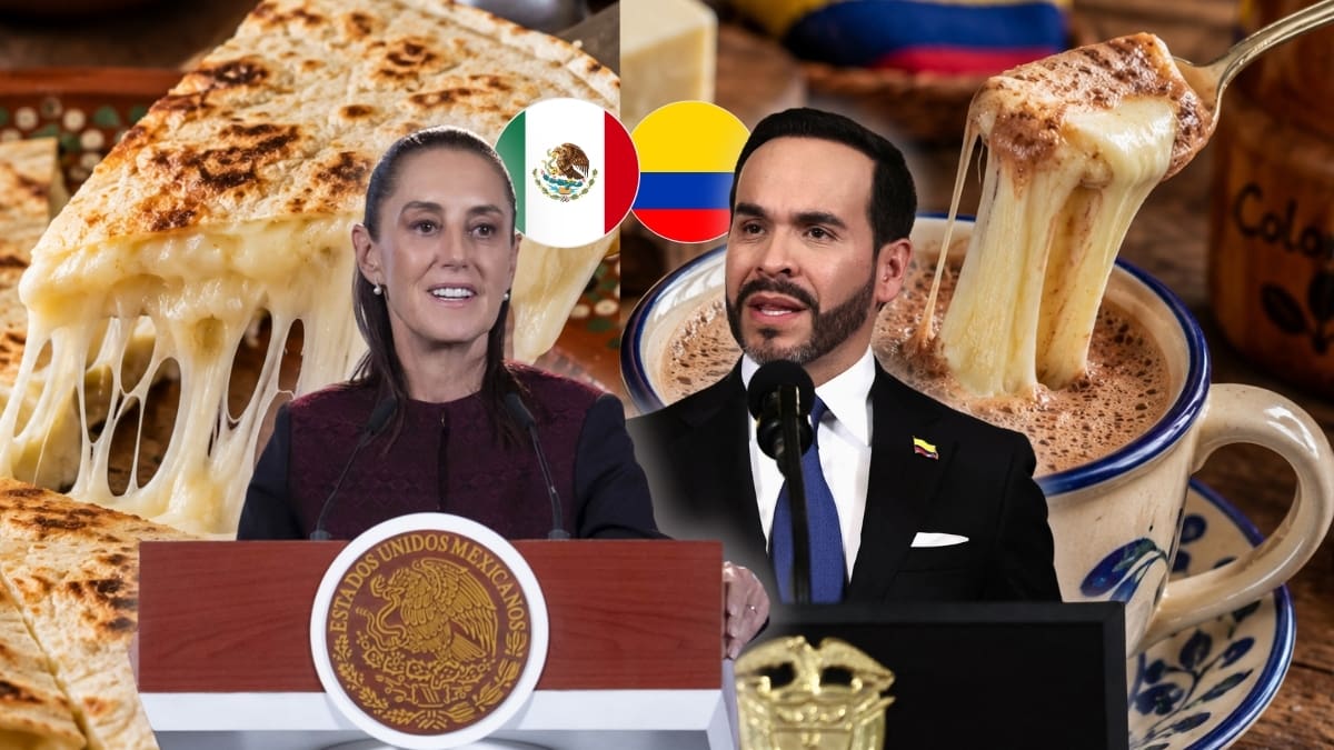 Mientras en México el queso es protagonista de quesadillas, chilaquiles y otros platillos salados, en Colombia se derrite dentro del chocolate caliente y hasta acompaña otras preparaciones dulces como postre