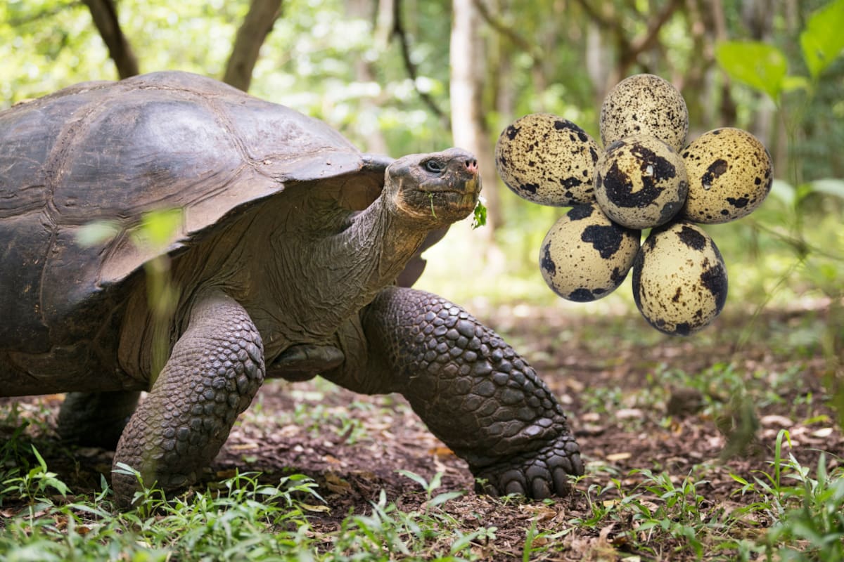 Una tortuga de casi 100 años se convierte en madre por primera vez y tiene 16 crías, un nacimiento clave para conservar una especie de Galápagos en peligro crítico de extinción
