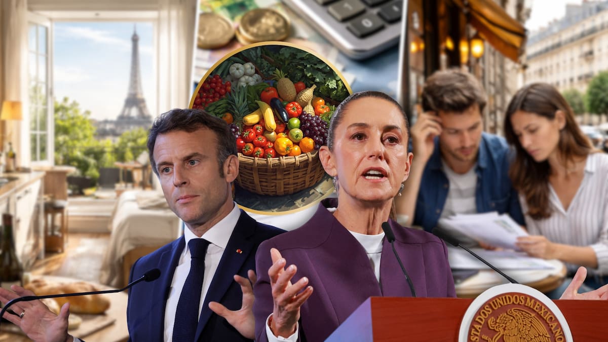 Mientras México presume cuánto rinde el salario mínimo en tortilla, huevo y carne, en Francia el sueldo es más alto, pero se diluye entre renta, impuestos y el elevado costo de vida. (Reuters/Canva)