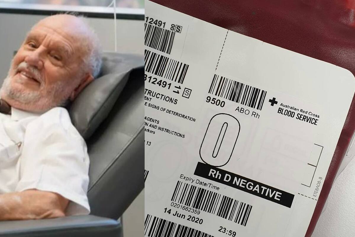 James Harrison el hombre que ayudó a millones de bebés a estar con vida, por su particular tipo de sangre, muere a los 88 años