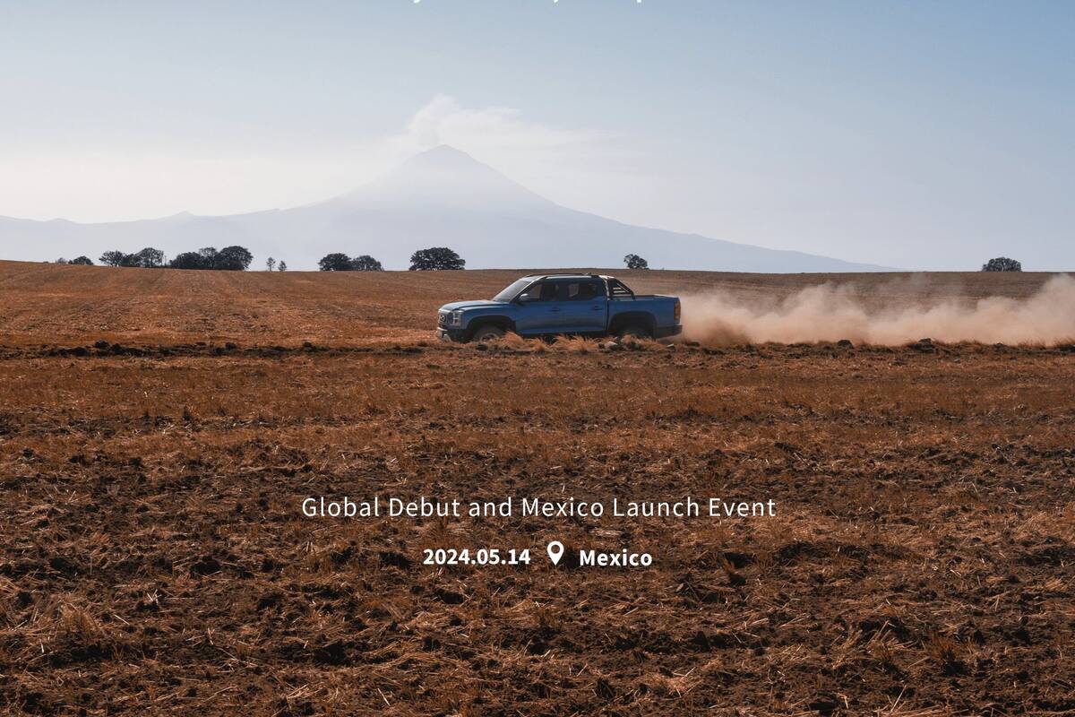 BYD revelará su primera camioneta pickup, el BYD Shark, en evento en México