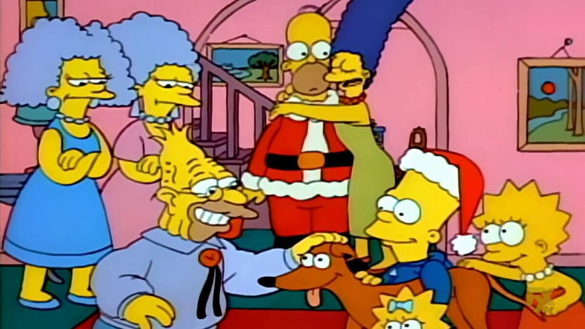 Los Simpson: especial de navidad / Cuenta de X: @TodayInLegacy