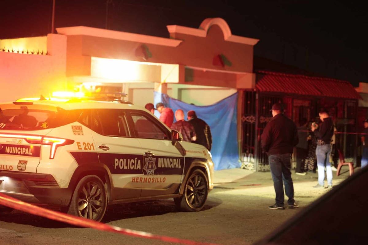 Un hombre perdió la vida tras ser baleado dentro de su hogar en la Nuevo Hermosillo