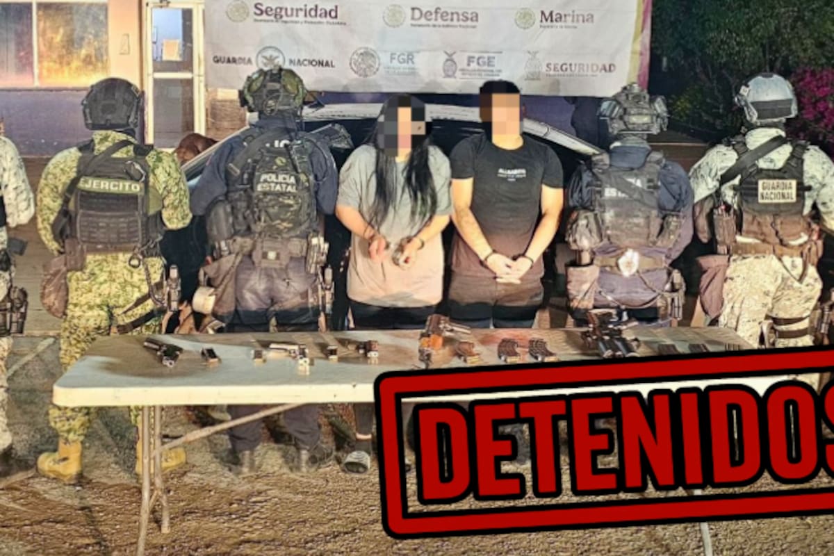 Tres civiles armados capturados en Culiacán tras persecución: aseguraron fusiles, pistolas y vehículo robado