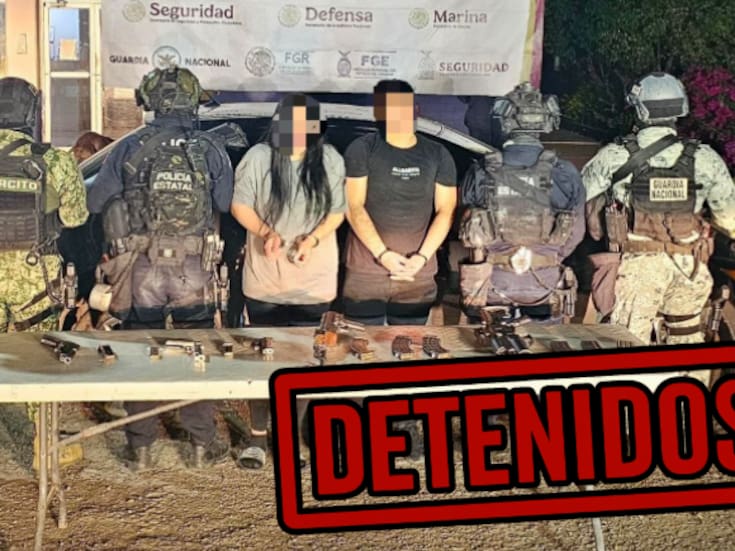 Tres civiles armados capturados en Culiacán tras persecución: aseguraron fusiles, pistolas y vehículo robado