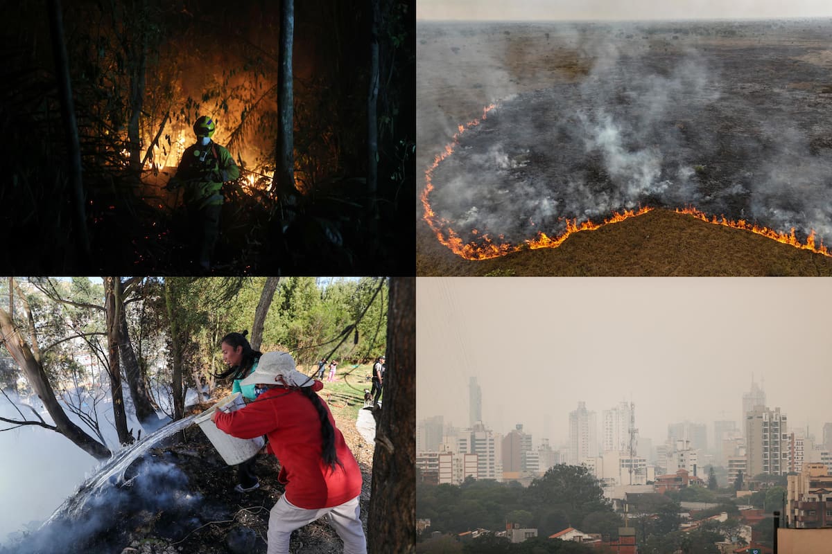 Suramérica en 'llamas' al pasar una de las peores épocas de sequía en los últimos meses