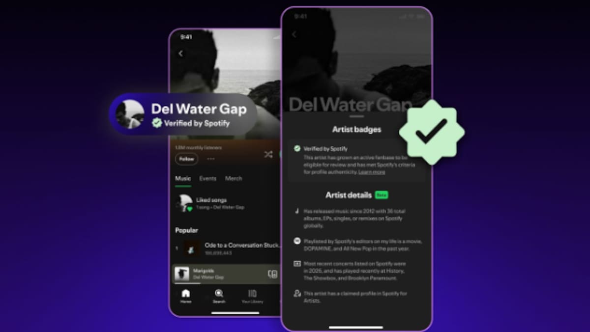 Spotify ha anunciado oficialmente el lanzamiento de su nueva función “Verificado por Spotify” | Captura newsroom.spotify.com