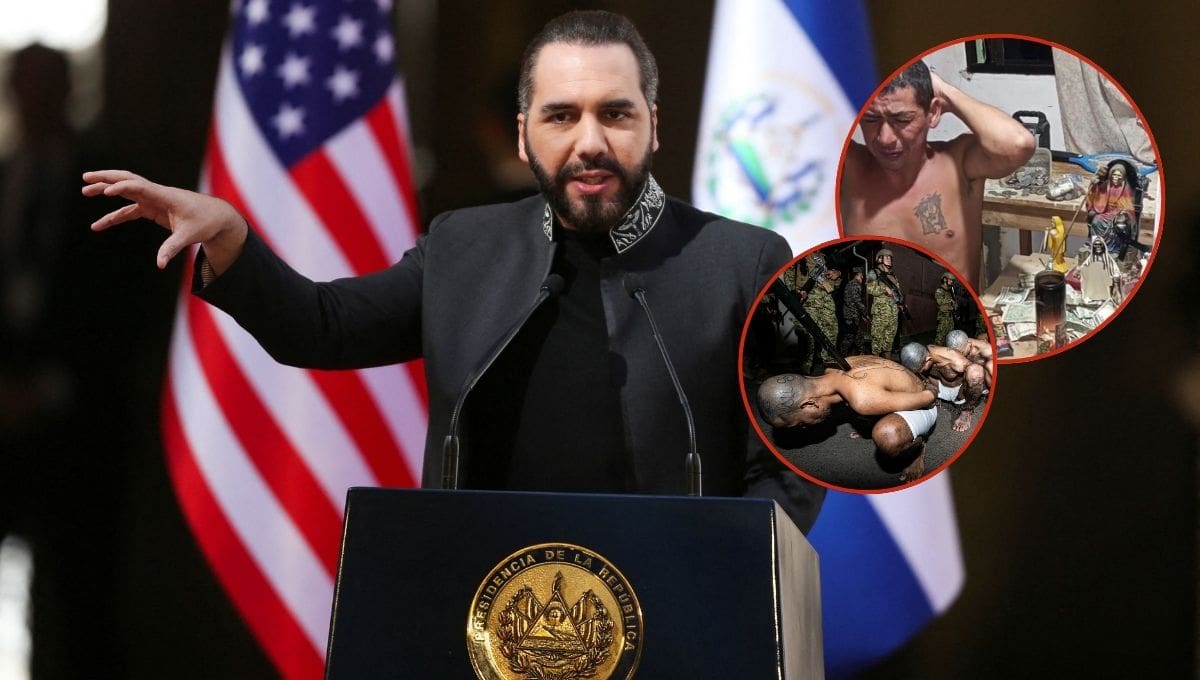 Durante un evento político-religioso en Washington, el presidente de El Salvador, Nayib Bukele, aseguró que pandillas en su país realizaban rituales satánicos. (Foto: Especial GH/Captura de pantalla)